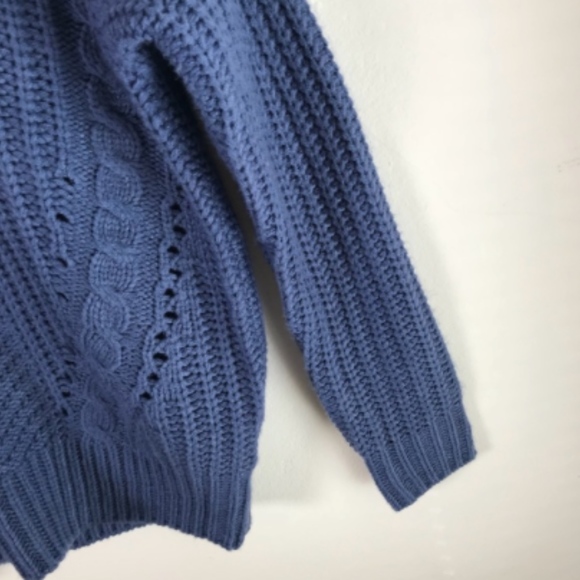 NWT Philosophy Blue Knit V-Neck Sweater XS - Picture 4 of 6